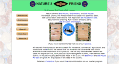 Desktop Screenshot of naturesfriend.com